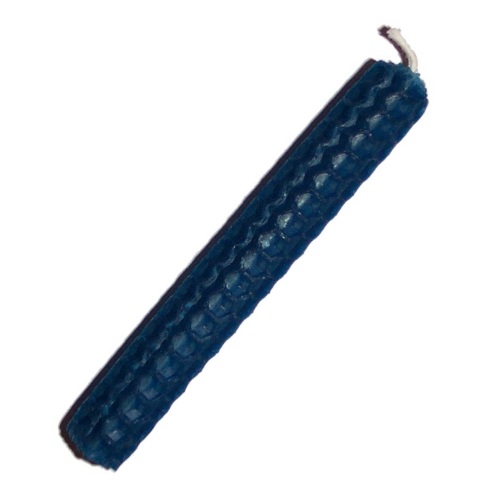 10cm BLUE Beeswax Candle 10cm BLUE Beeswax Candle